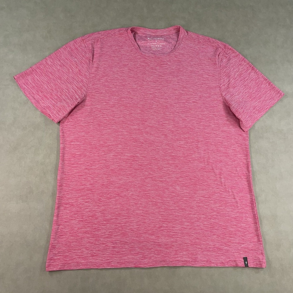 Bruce Bolt Shirt Mens Large Pink Performance Lightweight Stretch Baseball‎